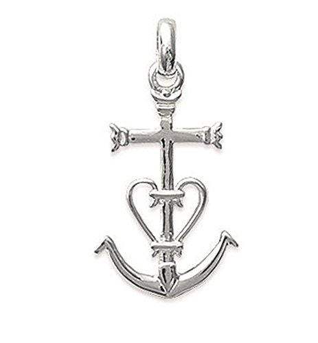 Colgante de plata 925/000 – Cruz de camargas – Joya unisex