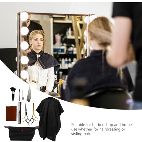 Ciseaux à effiler et coupe minimisant dommages aux cheveux en métal durable - 4