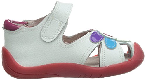 Pediped Girls Grip Daisy - K Sandals, White Multi, 5.5 Toddler Us #TOP5