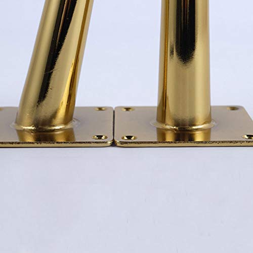 Ewead,4Pcs Golden Furniture Table Legs Load 2000 Lbs Tv Cabinet Foot Sofa Leg Hardware Cabinet Feet 200 X 80Mm Straight Leg #TOP7