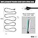 Iron Forge Cable 12 Gauge Power Cord Replacement - 10ft,15 Amp Black Heavy Duty, 12/3 SJT 3 Prong Cable - for Appliances & Power Tools, NEMA 5-15P
