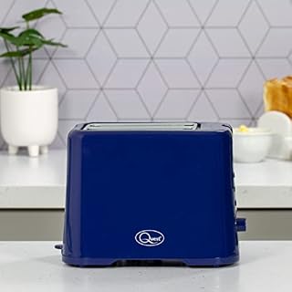 Quest 34869 2 Slice Toaster | Variable Browning Control | Reheat and Defrost | Crumb Tray and Cord Storage