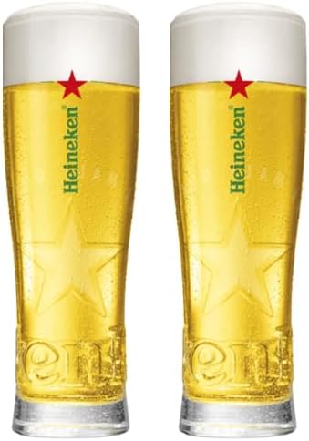 Heineken Signature Beer Glasses - Set of 2