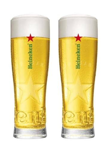 Heineken Signature Beer Glasses - Set of 2