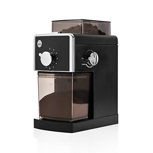 Wilfa IL SOLITO Molinillo de café - Depósito de café en grano con capacidad de 180 g, equipado con función de parada automática, negro - Imagen 6