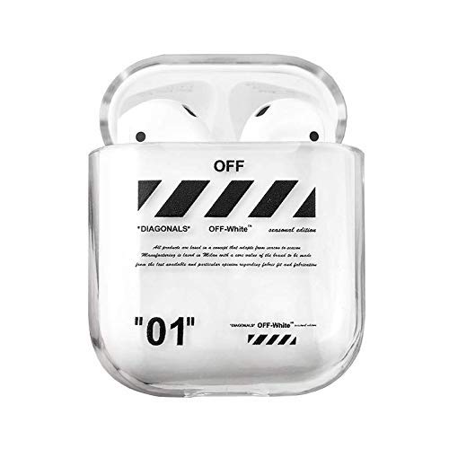 Airpods Case Protective Cover (Front LED Visible) Acrylic Compatible with Apple AirPods 2 and 1