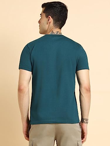 Image of Dennis Lingo Men's Cotton Solid T-Shirt