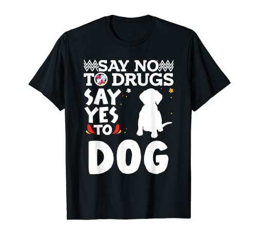 Red Ribbon Week Say No To Drugs Say Yes To Cat Camiseta
