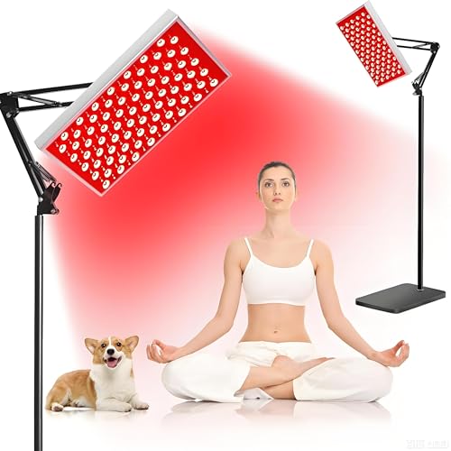 Home-use Infrared Light Panel lamp with Stand, Featuring 660nm deep red Light and 850nm Near-Infrared LED Technology, Suitable for face and Body. by Generic - Used condition - CA$56.28
