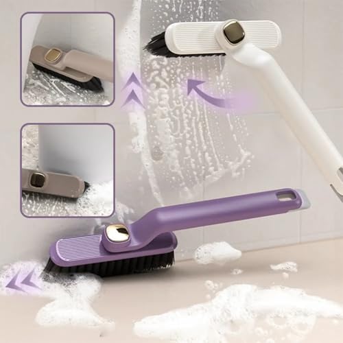 Image of TAZLYN 360 Degree Rotating Duster for Home Cleaning Brush Bathroom Tiles Cleaning Tools for Use Hard Bristle Gap car Door Kitchen Floor Cleaner Door Window Groove Cleaner House Cleaning Products Pk1