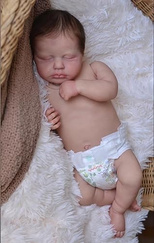 Muñeco Reborn Baby Dolls de 20 pulgadas, bebé realista miniatura 4
