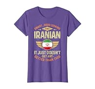 Iranian funny Flag design for Iranian men & women who have their roots in Iran. For more products and funny designs click on the brand name at the top of the page. This funny quote says: Smart, Good Looking And Iranian It Just Dosen't Get Any Better ...