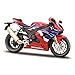 Produktbild Maisto Honda CBR 1000RR-R Fireblade: Motorradmodell im Maßstab 1:12, mit Federung und ausklappbarem Seitenständer, 17 cm, rot-blau (5-20099), Mittel