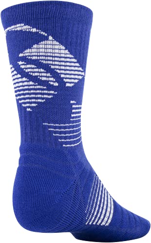 Under Armour Men's Standard Elevated Novelty Crew Socks, 3-Pairs, Royal Assorted, Large #TOP4