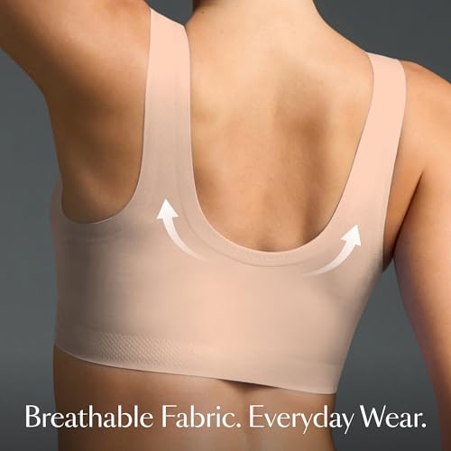 Image of EBY Wireless Bralette Bras for Women, Seamless and Wireless with Wide Comfort Straps