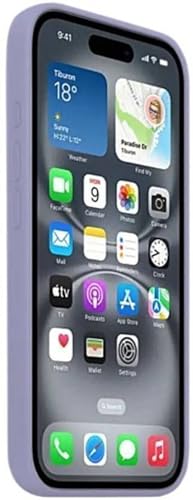 Image of Premium Liquid Silicone Case for iPhone 16 Pro - Slim Full Body Protective Back Cover with Soft Microfiber Lining, Anti-Slip Grip Scratch Resistant Phone Case (Lavender)