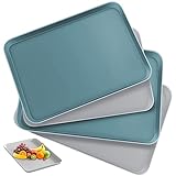 tupperware tablettendose 【Hochwertige Materialien】Das serviertablett groß aus hochwertigem pp material, der dick, ungiftig, geruchlos, gesund und umweltfreundlich, praktisch und langlebig ist, nicht leicht beschädigt oder verformt werden kann, mit starker fallfestigkeit. Nicht so zerbrechlich wie glas oder keramik ist und bereit für langfristigen service, um zu jeder.