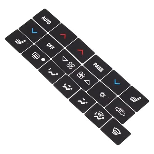 Autocollant réparation bouton clim Buick Lacrosse 2005-2009 panneau bord
