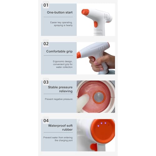 Arrosoir électrique automatique à buse ajustable précise - 8