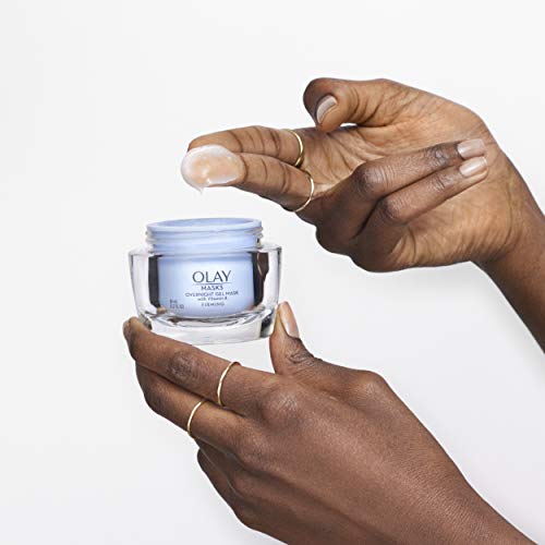 Face Mask Gel By Olay Masks, Overnight Facial Moisturizer With Vitamin A And Hyaluronic Acid For Firming Skin, 1.7 Fl Ounce #TOP3