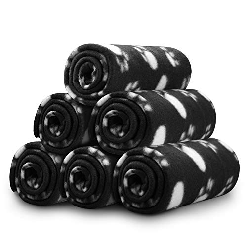 Comsmart Warm Paw Print Blanket/Bed Cover for Dogs and Cats