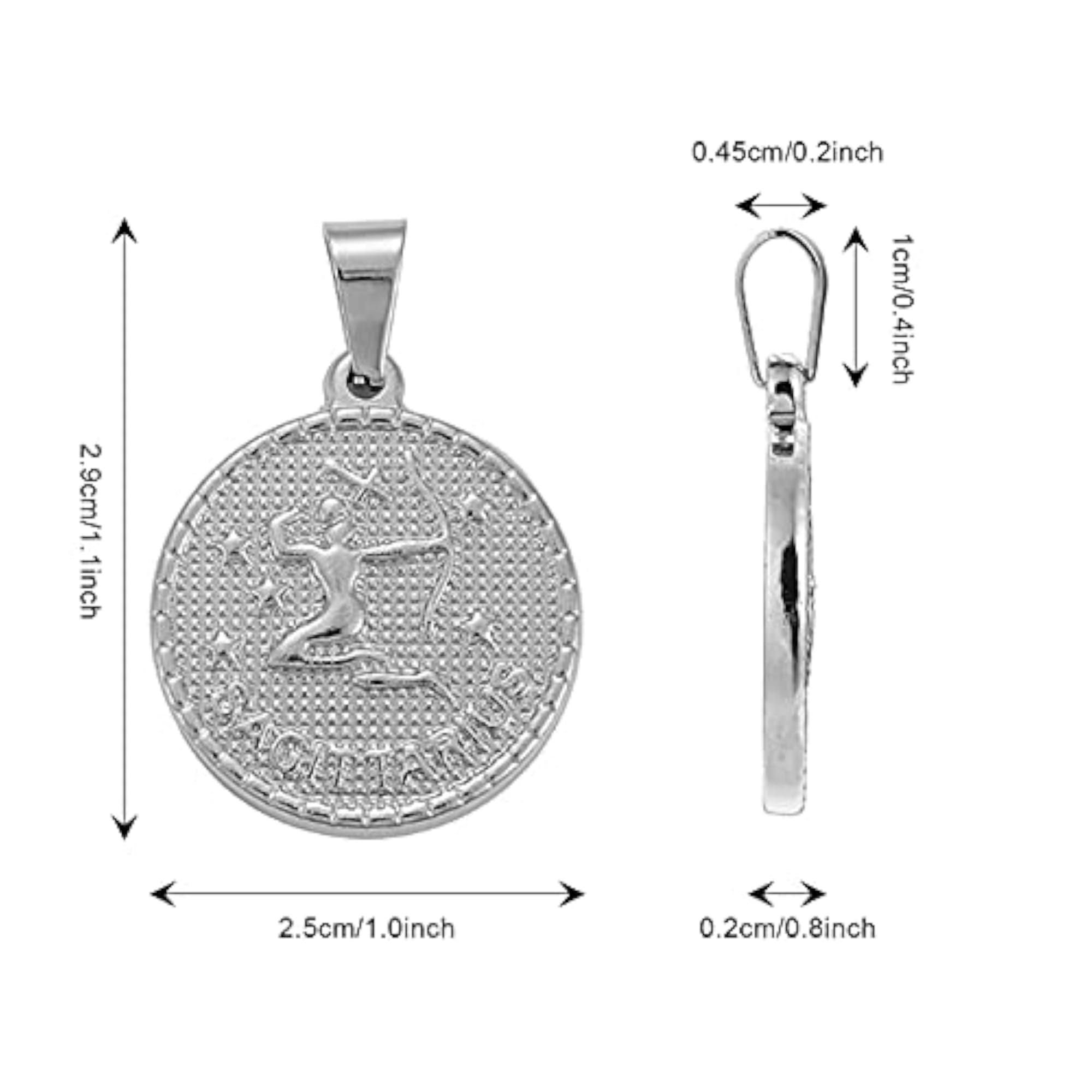 Twelve Constellation Sign Pendant Sets for DIY
