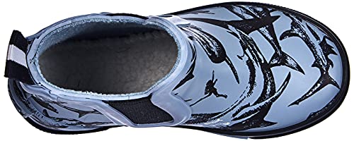 Joules Boys Rain Boot, Blue Sharks, 9 Little Kid Us #TOP4