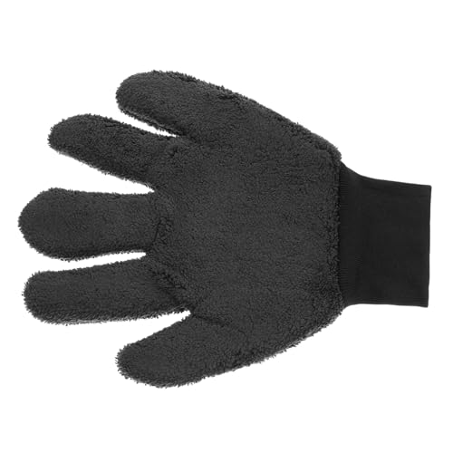 UKCOCO Guanto per Lavaggio Auto Microfibra Guanto e Morbido per Pulizia Scratch Veicoli e Superfici Domestiche Design Lato Facile da Usare e Resistente
