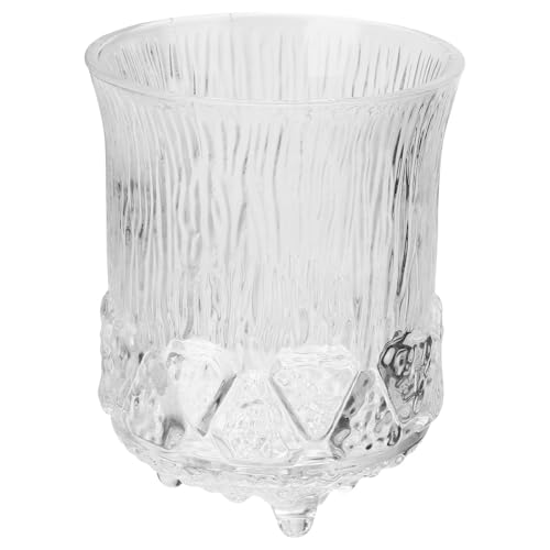 Vaso de whisky de vidrio de 250ml de diseño resistente para pub 2