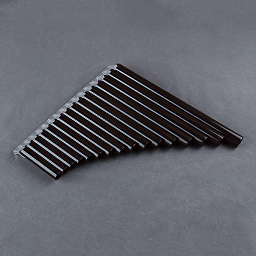 16 Pipes Pan Flute Pan Pipe C Key Abs Plastic Traditional Woodwind Musical Instrument For Beginner And Musical Lover (16 Pipes, Dark Brown) #TOP3