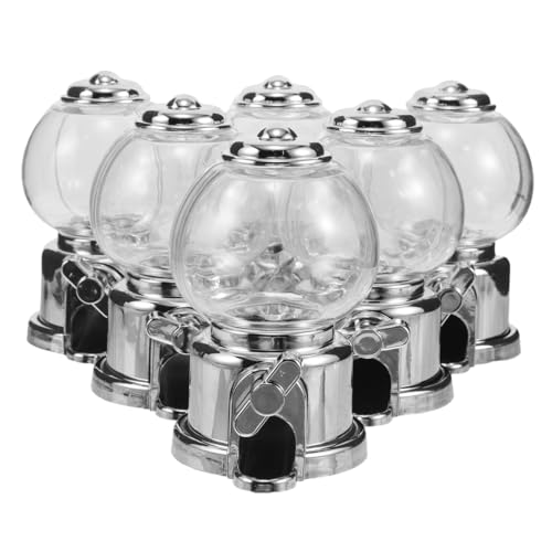 IMIKEYA 6 pezzi distributore automatico di caramelle plastica resistente contenitore divertente per matrimoni e compleanni scatola creativa per feste contenitore portatile per snack
