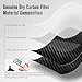 Jogon Real Carbon Fiber Steering Wheel Cover Panel for BMW G20 G22 G42 G23 G26 M2 M3 M4 G80 G82 G83 G87 Z4 I3 Replacement Steering Wheel Trim (Hollow with Acc with Heating, Leather)