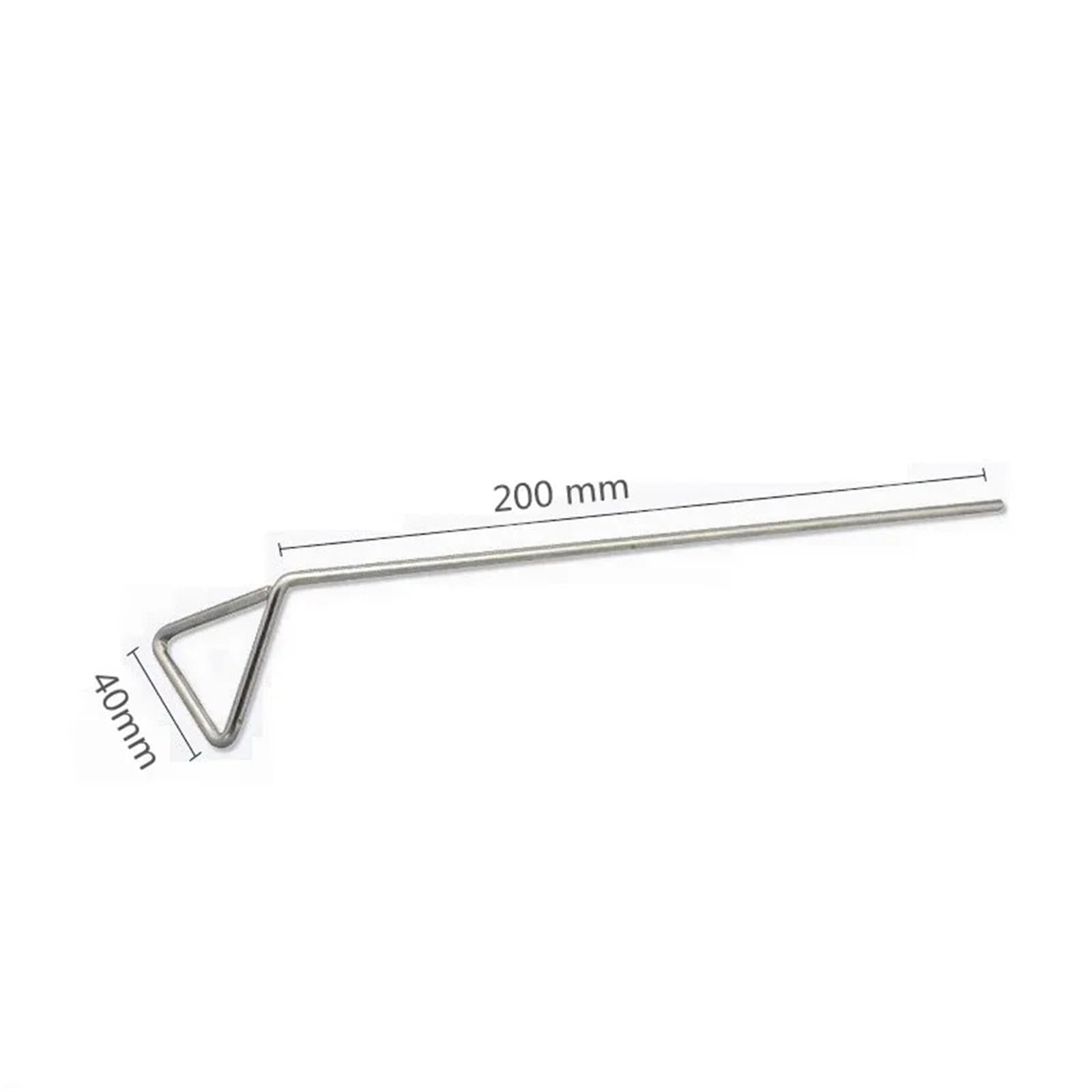 Edelstahl-Zellbeschichtungsstab, dreieckige Zellkulturschale, beschichteter Stab, Zellapplikator, Spatel, Druckplatten, 5 Stück/Packung