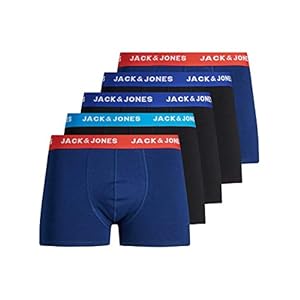 JACK & JONES Jaclee Trunks 5 Pack heren Boxershorts (5-Pack)