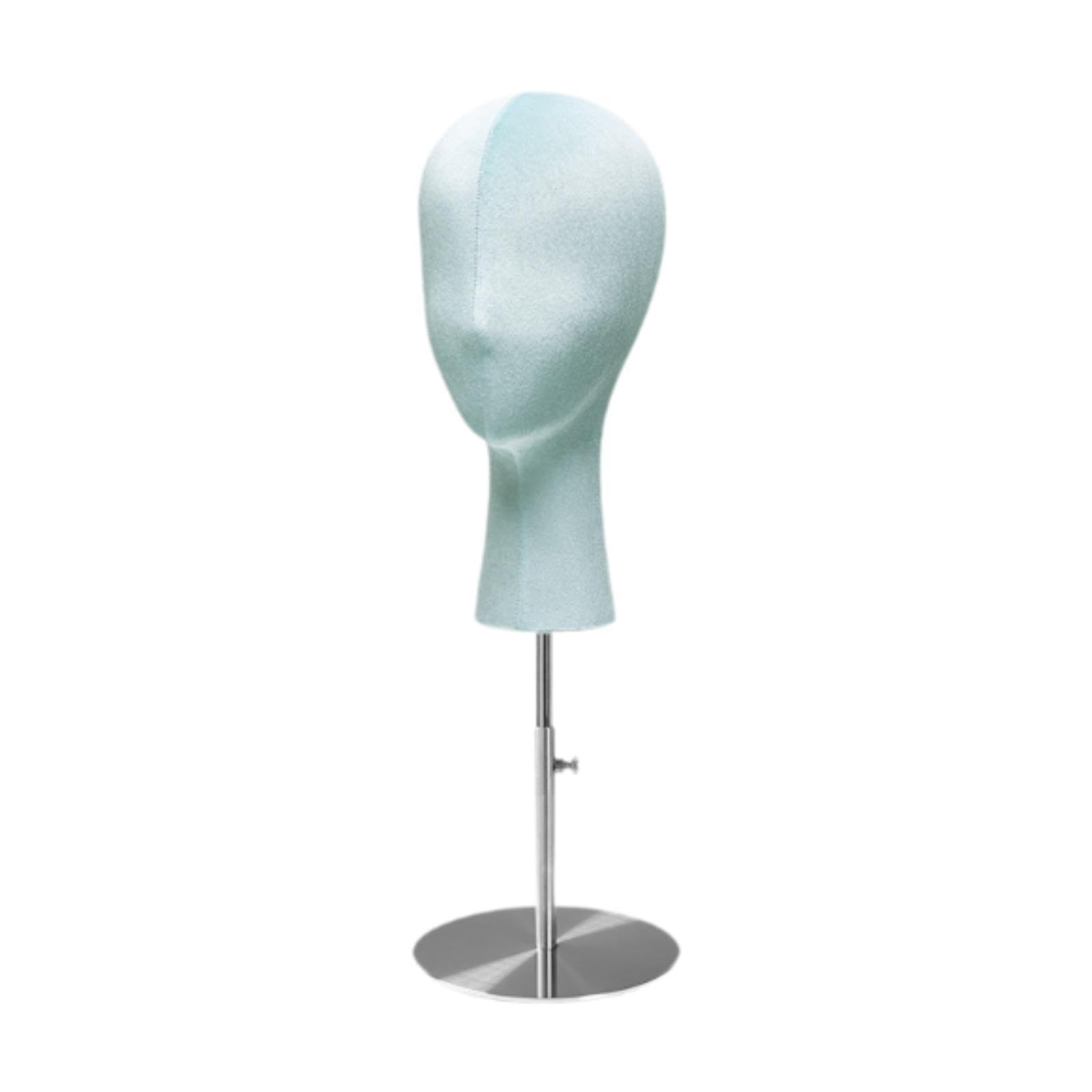 UJEAVETTE® Hat Display Stand Stable Mannequin Head Model for Business Personal Use Home Blue-image-27
