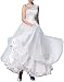 HaoHuodress Enaguas Mujer Larga Cancán Vintage Rockabilly 50s Tobillo de Longitud Nupcial...