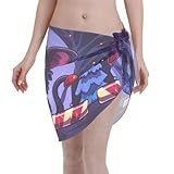 Doux et confortable : fabriqué en mousseline de soie de haute qualité, nos paréos courts sont doux et confortables. Doux pour la peau, séchage rapide et respirant, ce qui le rend idéal pour l'été. Parfait pour vos vacances à la plage