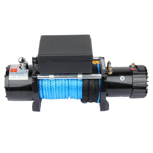 Winche eléctrico ECCPP 12000LBS 12V cuerda sintética miniatura 2