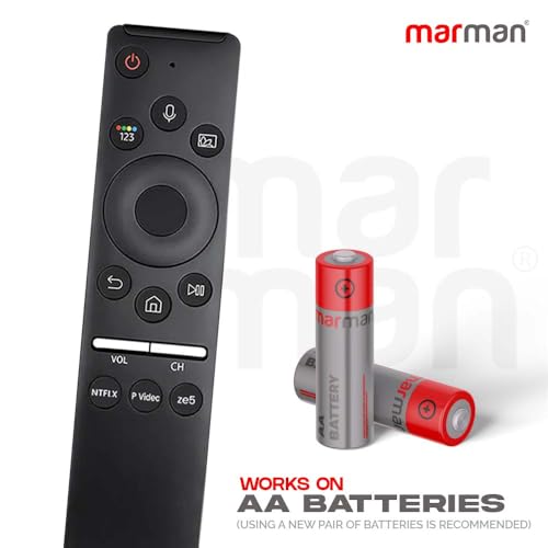 Image of marman Compatible Samsung TV Remote Control BN59 Model Original with Voice Command - Suitable for Android HD 4K LED QLED OLED Samsung TVs - Pairing Must - Match Key by Key with Original Remote