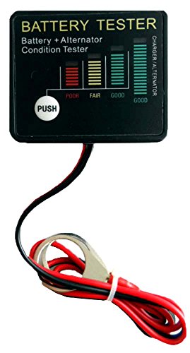 ROAD GENIE 12V Car Battery Tester | Easy Read Diagnostic Tool | Reliable Vehicle Battery Health Checker | Compact & Portable | Essential for Drivers & Technicians
