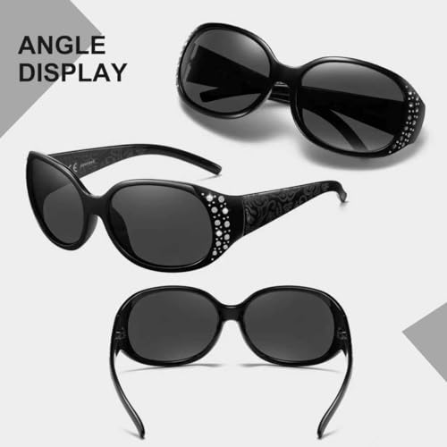 Image of HAOLOTA Polarized Sunglasses for Men Women Designer Driving Glasses Lightweight UV400 Protection