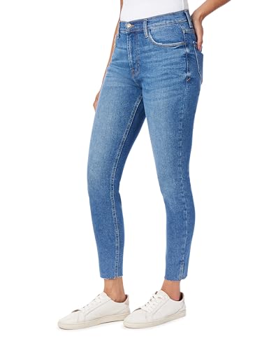 kensie Jeans for Women The Kelsey High-Rise Skinny Raw Edge Hem 28-Inch Inseam, Sizes 0-163