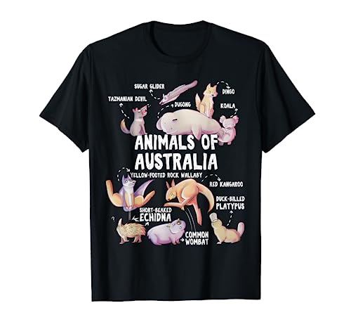 Animals Of Australia Australian Animal Educational Gift Cute T-Shirt #TOP2