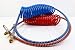 Power ProductsTM Coiled Air Sets Coiled Set Red & Blue. Working Length - 15 ft Pigtail Length - 40 in Valve Ends