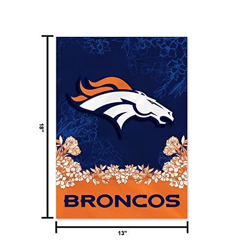 Image of Rico Industries NFL Standard /Primary 13 inch x 18 inch Double Sided Garden Flag - Great Gift for Men, Women, & Fans