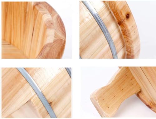 Cubo de Madera Natural para Spa de Pies 38x52 cm miniatura 2