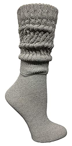6 Pairs Of Yacht & Smith EXTRA THICK Slouch Socks for Women, Extra Heavy Slouchy Ladies Cotton Crew Boot Socks2