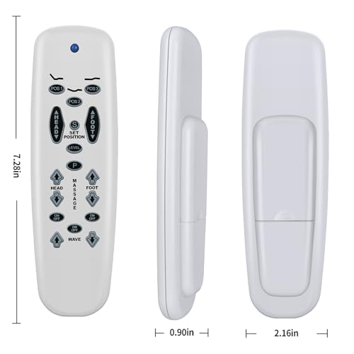Télécommande Leggett & Platt E95 pour ajuster votre lit Tempurpedic Ergo