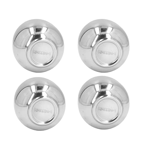 4Pcs Stainless Steel Coffee Cup, Coffee Mugs Camping Cup Double Walled Insulated Coffee Mug Reusable Metal Espresso Cup Mug Tea Cups #TOP6