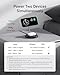 Anker MagSafe Compatible MagGo Charger Stand, iPhone 17 Wireless Charger, 2-in-1 Charging Station, Qi2 Certified 15W Fast Charging, for iPhone 17/16/15/14/13/12, AirPods Pro (Black, No Adapter)